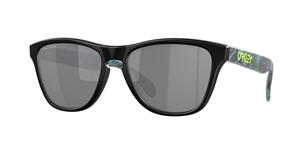 OAKLEY OJ9006 | Herren-Sonnenbrille | Oval | Fassung: Kunststoff Schwarz | Glasfarbe: Grau