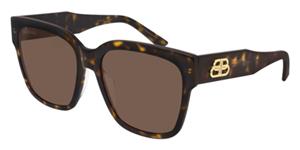 Balenciaga Sonnenbrillen für Frauen BB0056S 002 Acetato Havana Brown