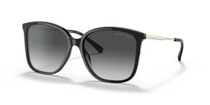 MICHAEL KORS MK2169 AVELLINO | Damen-Sonnenbrille | Eckig | Fassung: Kunststoff Schwarz | Glasfarbe: Grau