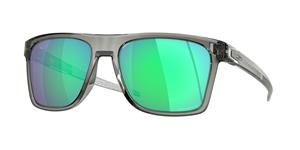 Luxottica Oakley OO9100 LEFFINGWELL Herren-Sonnenbrille Vollrand Eckig Kunststoff-Gestell, Grau