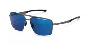 PORSCHE DESIGN 8919 | Herren-Sonnenbrille | Pilot | Fassung: Kunststoff Grau | Glasfarbe: Grau / Blau