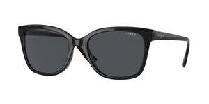 VOGUE VO5426S | Damen-Sonnenbrille | Eckig | Fassung: Kunststoff Schwarz | Glasfarbe: Grau