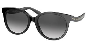 COACH HC8321 | Damen-Sonnenbrille | Butterfly | Fassung: Kunststoff Schwarz | Glasfarbe: Grau
