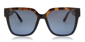 MICHAEL KORS MK2170U KARLIE | Damen-Sonnenbrille | Eckig | Fassung: Kunststoff Havanna | Glasfarbe: Blau