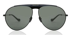 GUCCI GG0908S | Herren-Sonnenbrille | Pilot | Fassung: Kunststoff Schwarz | Glasfarbe: Grau