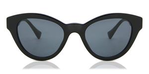 VERSACE VE4435 | Damen-Sonnenbrille | Butterfly | Fassung: Kunststoff Schwarz | Glasfarbe: Grau