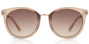 GUESS GU7459 | Damen-Sonnenbrille | Panto | Fassung: Kunststoff Braun | Glasfarbe: Braun