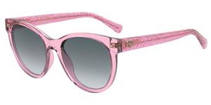 CHIARA FERRAGNI CF 1007/S | Damen-Sonnenbrille | Butterfly | Fassung: Kunststoff Rosa | Glasfarbe: Grau