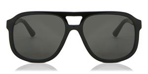 GUCCI GG1188S | Unisex-Sonnenbrille | Pilot | Fassung: Kunststoff Schwarz | Glasfarbe: Grau