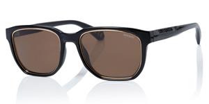 SUPERDRY 5003 | Unisex-Sonnenbrille | Eckig | Fassung: Kunststoff Schwarz | Glasfarbe: Grau / Lila