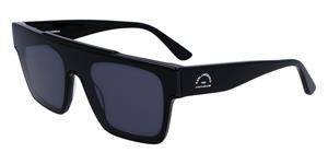KARL LAGERFELD KL6090S | Herren-Sonnenbrille | Eckig | Fassung: Kunststoff Schwarz | Glasfarbe: Grau