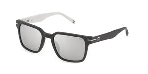 FILA FIASFI209 | Herren-Sonnenbrille | Eckig | Fassung: Kunststoff Grau | Glasfarbe: Grau