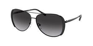 michaelkorseyewear Michael Kors Eyewear Sonnenbrillen für Frauen MK1082 Chelsea Glam 10618G Black Dark Grey Gradient