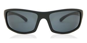 Polaroid Sport Wrap Heren Zwart grijze gepolariseerde zonnebril