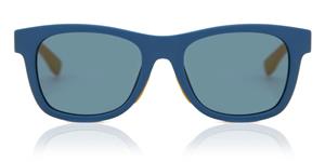 LACOSTE KIDS L3617S | Unisex-Sonnenbrille | Eckig | Fassung: Polycarbonat Blau | Glasfarbe: Blau