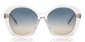 Chloé CHLOE CH0081S | Damen-Sonnenbrille | Oval | Fassung: Kunststoff Rosa | Glasfarbe: Blau / Gelb