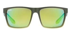 uvex LGL 50 Colorvision Sportbrille Farbe: 7795 olive mat, colorvision/mirror green S3))