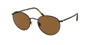 POLO RALPH LAUREN RL7076 | Herren-Sonnenbrille | Panto | Fassung: Mineral Schwarz | Glasfarbe: Braun