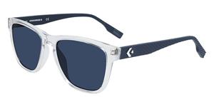 CONVERSE CV517S FORCE | Unisex-Sonnenbrille | Panto | Fassung: Kunststoff Grau | Glasfarbe: Blau