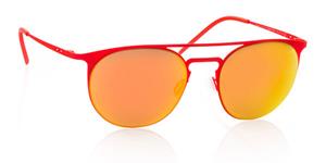 Unisex-sonnenbrille Italia Independent 0206-055-000 (52 Mm) Orange (ø 52 Mm)