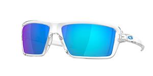 OAKLEY OO9129 CABLES | Herren-Sonnenbrille | Eckig | Fassung: Kunststoff Transparent | Glasfarbe: Blau