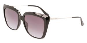 CALVIN KLEIN CKJ22601S | Damen-Sonnenbrille | Butterfly | Fassung: Kunststoff Schwarz | Glasfarbe: Grau