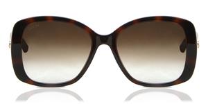guccieyewear Gucci Eyewear Sonnenbrillen für Frauen GG0762S 002 Injection Havana Brown