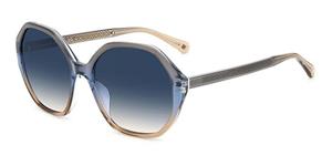 KATE SPADE WAVERLY/G/S | Damen-Sonnenbrille | Mehreckig | Fassung: Kunststoff Grau | Glasfarbe: Blau