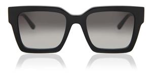 KARL LAGERFELD KL6057S | Damen-Sonnenbrille | Eckig | Fassung: Kunststoff Schwarz | Glasfarbe: Grau
