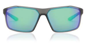 NIKE WINDSTORM M CW4672 | Unisex-Sonnenbrille | Eckig | Fassung: Kunststoff Grau | Glasfarbe: Grau / Grün / Blau