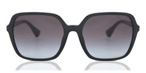 RALPH RA5291U | Damen-Sonnenbrille | Eckig | Fassung: Kunststoff Schwarz | Glasfarbe: Grau