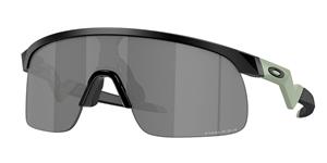 OAKLEY OJ9010 | Unisex-Sonnenbrille | Monoscheibe | Fassung: Kunststoff Schwarz | Glasfarbe: Grau