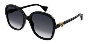 guccieyewear Gucci Eyewear Sonnenbrillen für Frauen GG1178S 002 T56 Acetate 145 Black