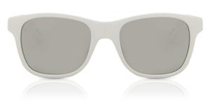 ADIDAS OR0060 | Herren-Sonnenbrille | Eckig | Fassung: Kunststoff Weiß | Glasfarbe: Grau