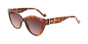 LIU JO LJ760S | Damen-Sonnenbrille | Butterfly | Fassung: Kunststoff Havanna | Glasfarbe: Braun
