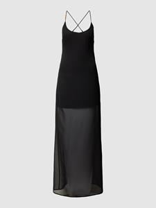 REVIEW Maxi-jurk met labelapplicatie
