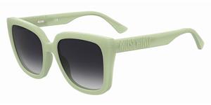 MOSCHINO 146/S | Damen-Sonnenbrille | Butterfly | Fassung: Kunststoff Grün | Glasfarbe: Grau