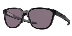 OAKLEY OO9250 | Unisex-Sonnenbrille | Eckig | Fassung: Kunststoff Schwarz | Glasfarbe: Grau
