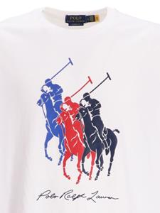 Polo Ralph Lauren Big Pony-motif cotton T-shirt - Wit