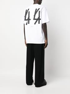 44 LABEL GROUP logo-print cotton T-shirt - Wit