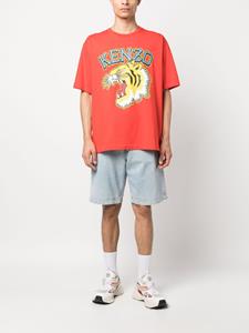 Kenzo logo-print cotton T-shirt - Rood