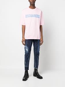 Dsquared2 logo-print cotton T-shirt - Roze