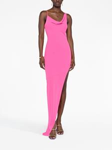 De La Vali Matisse asymmetric side-slit maxi dress - Roze