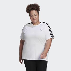 Adidas Essentials Slim 3-Stripes T-shirt (Grote Maat)
