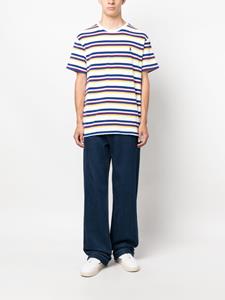 Polo Ralph Lauren striped terry-cloth T-shirt - Wit