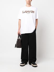 Lanvin logo-print short-sleeve T-shirt - Wit