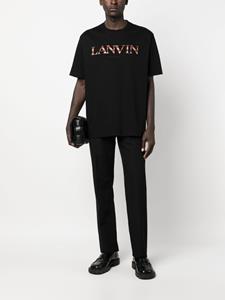 Lanvin embroidered logo T-shirt - Zwart