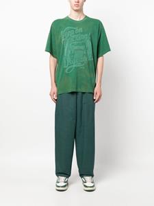 Dsquared2 graphic-print cotton T-shirt - Groen