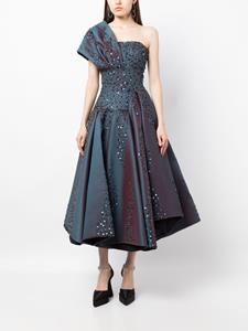 Saiid Kobeisy Asymmetrische jurk - Blauw