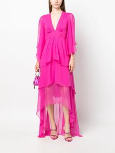 Rochas Asymmetrische jurk - Roze